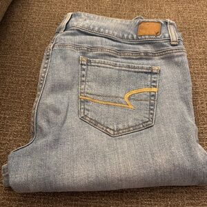 American Eagle Artist Button Fly Jeans 12